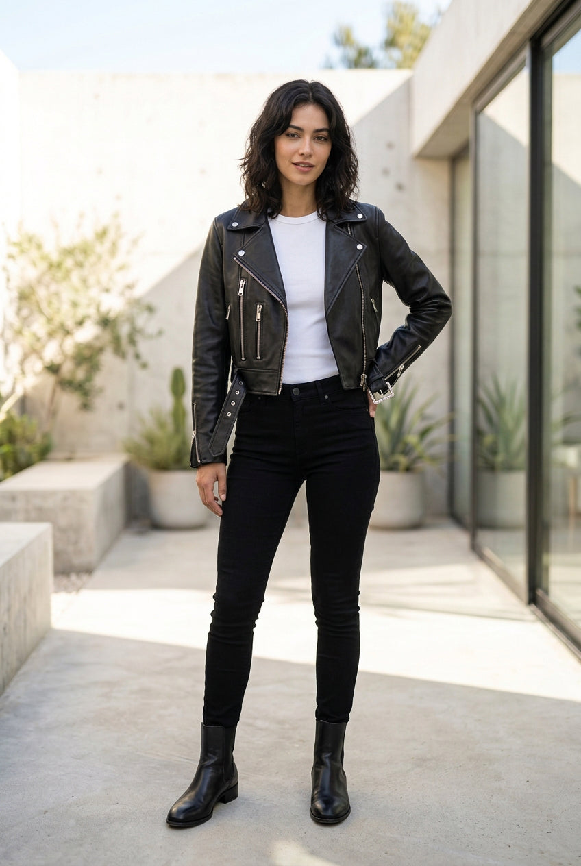 Midnight Rider — Vintage Biker Jacket