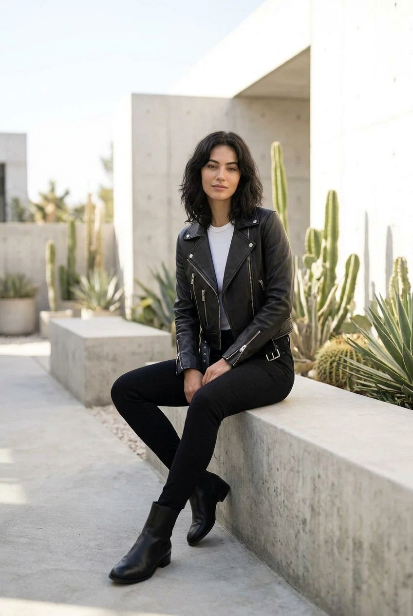 Midnight Rider — Vintage Biker Jacket
