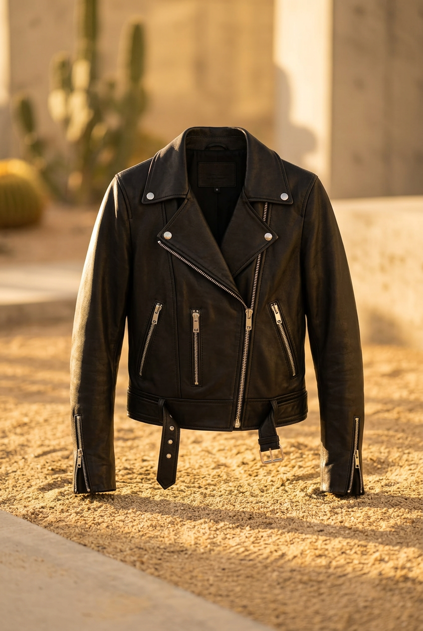 Midnight Rider — Vintage Biker Jacket